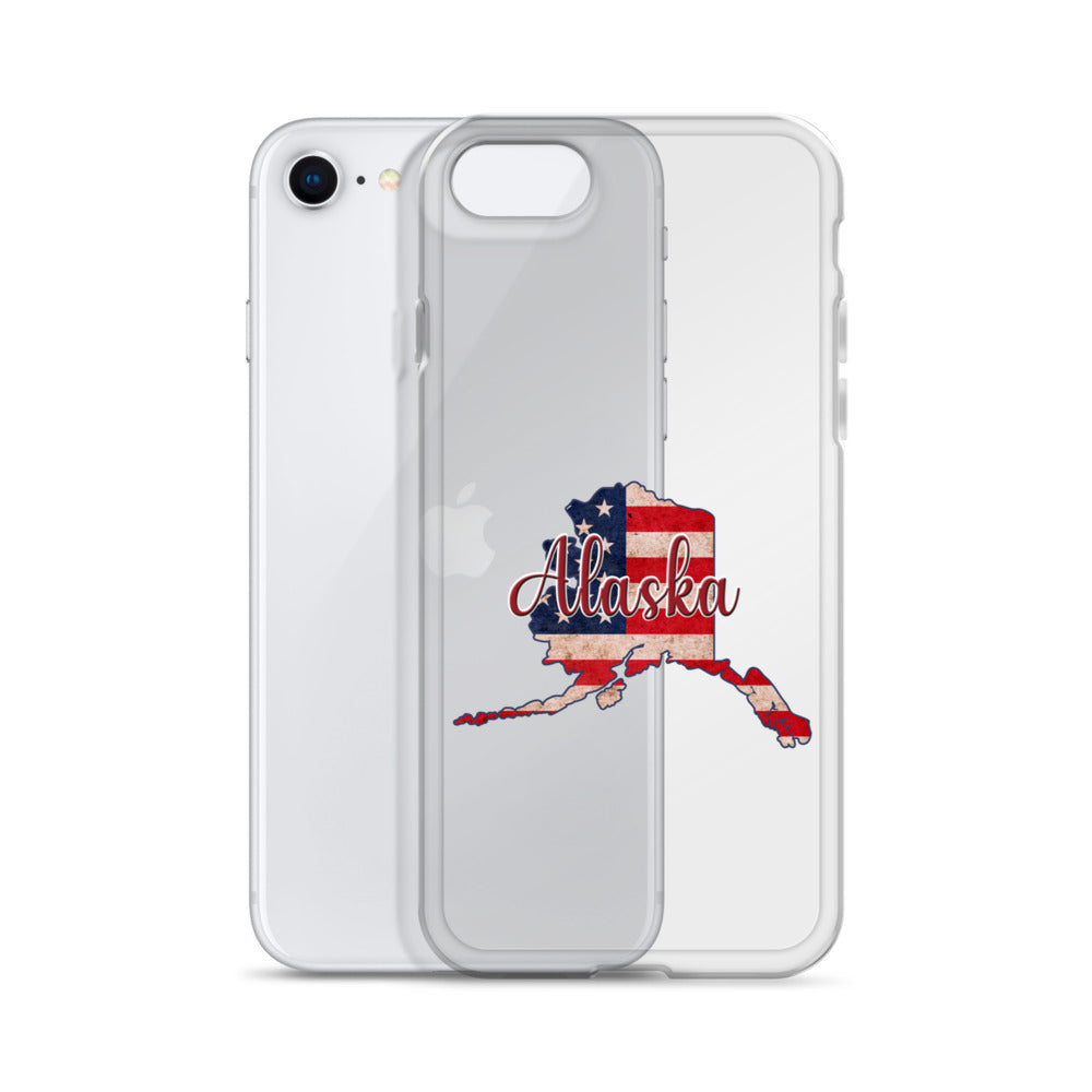 Alaska US Flag iPhone Case