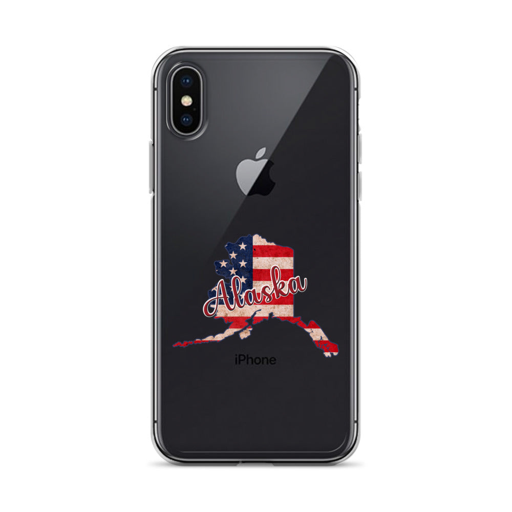 Alaska US Flag iPhone Case
