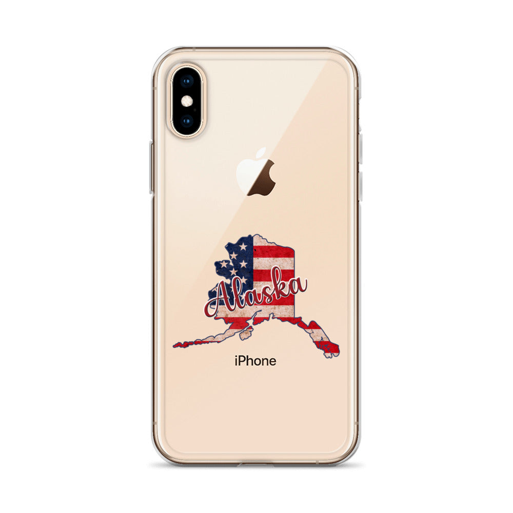 Alaska US Flag iPhone Case