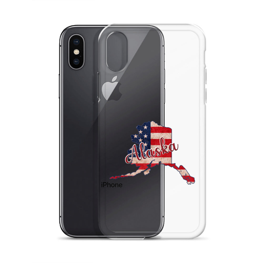 Alaska US Flag iPhone Case
