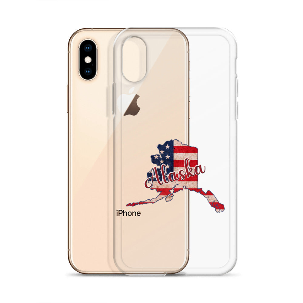 Alaska US Flag iPhone Case