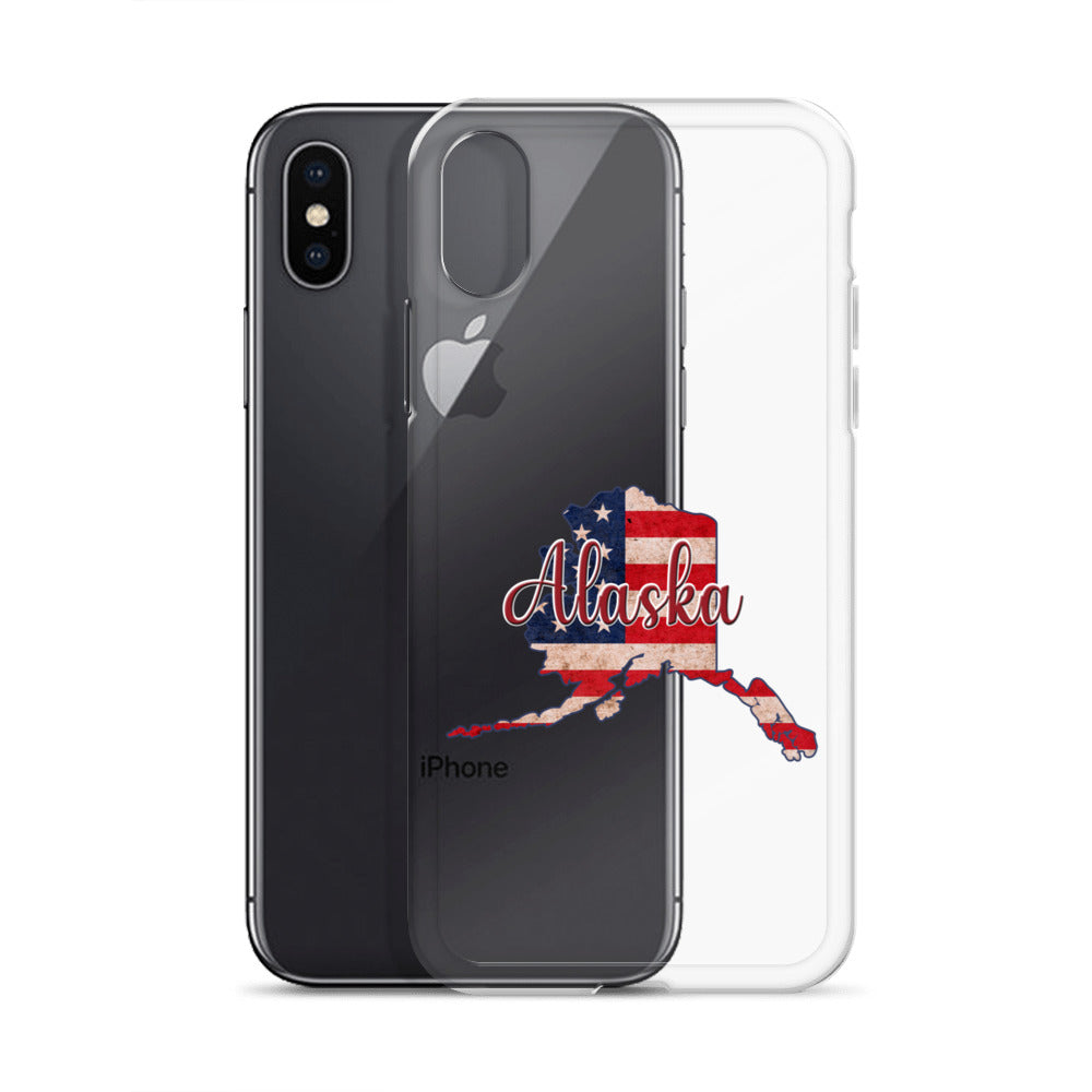 Alaska US Flag iPhone Case