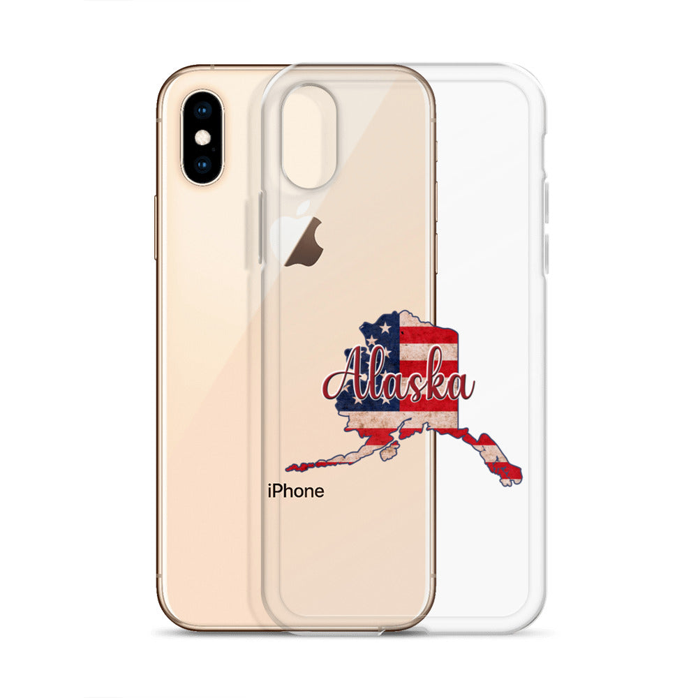 Alaska US Flag iPhone Case