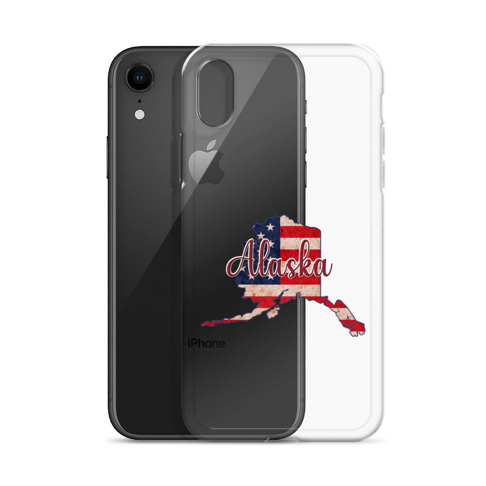 Alaska US Flag iPhone Case