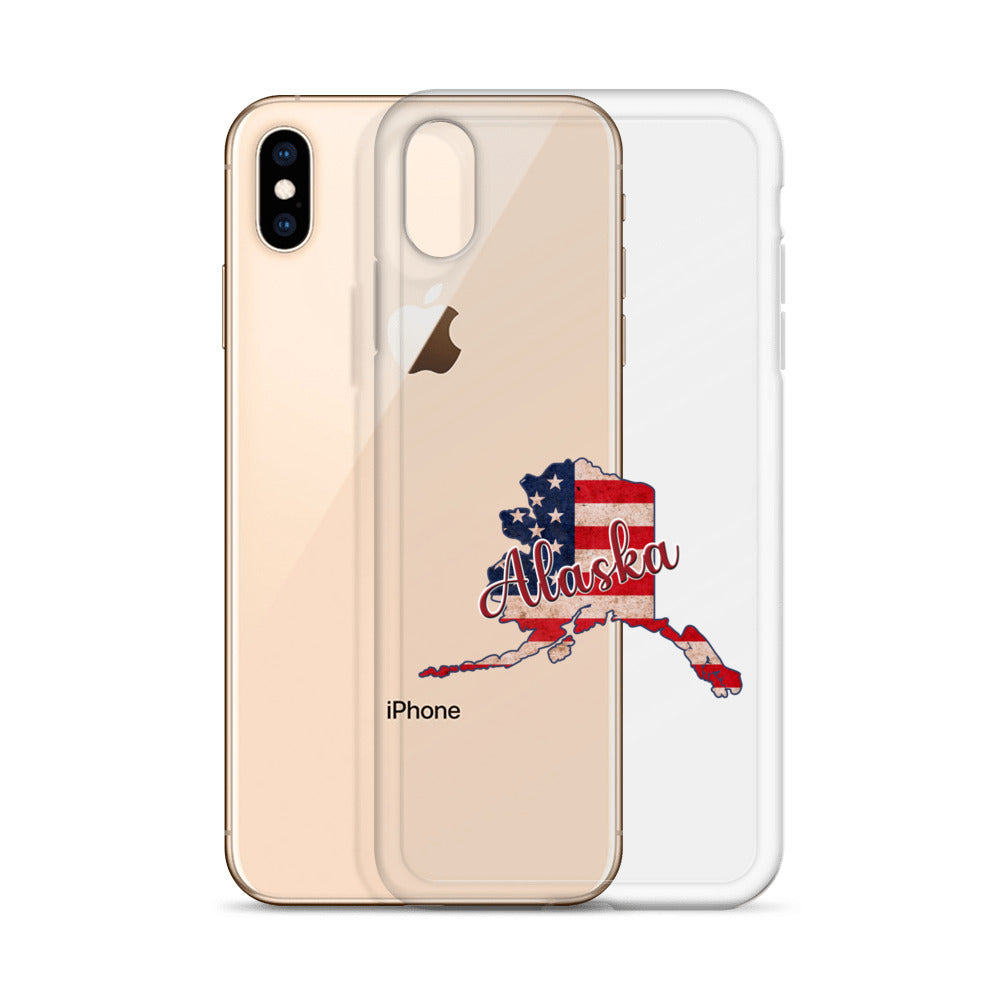 Alaska US Flag iPhone Case