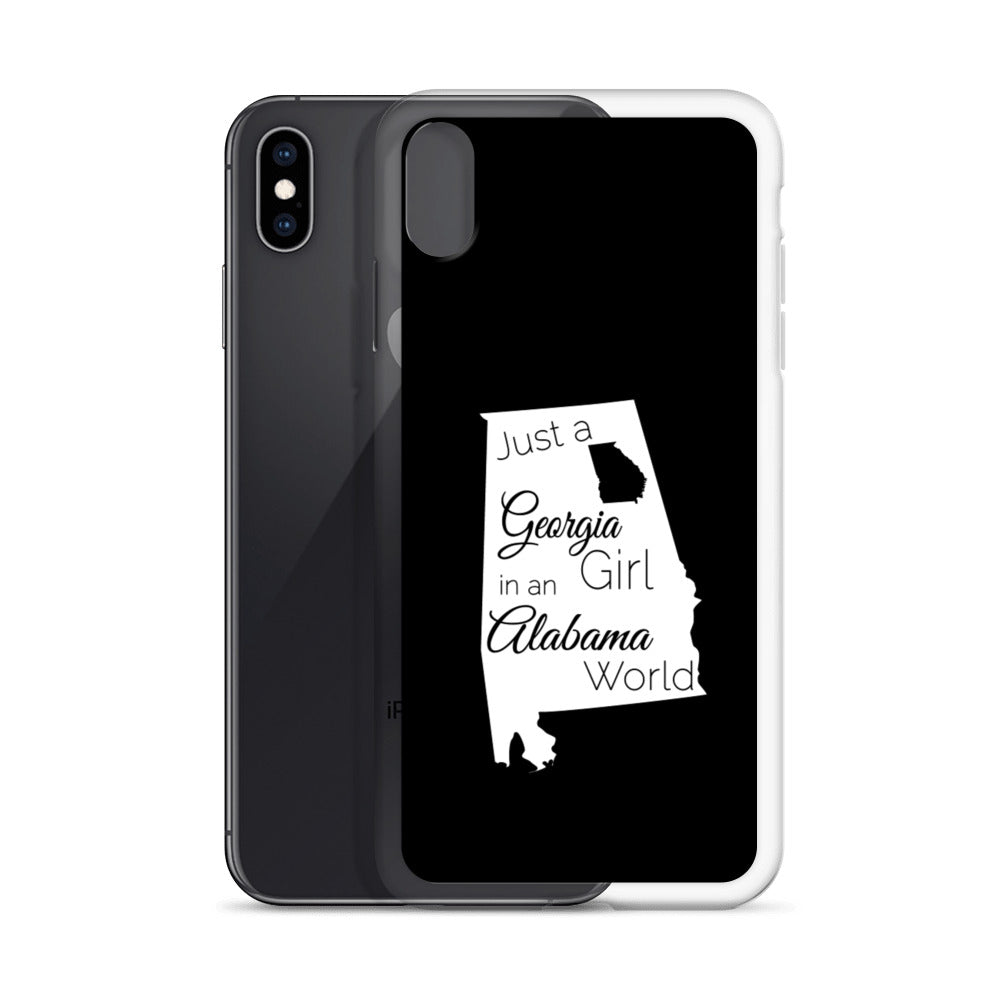 Just a Georgia Girl in an Alabama World iPhone Case