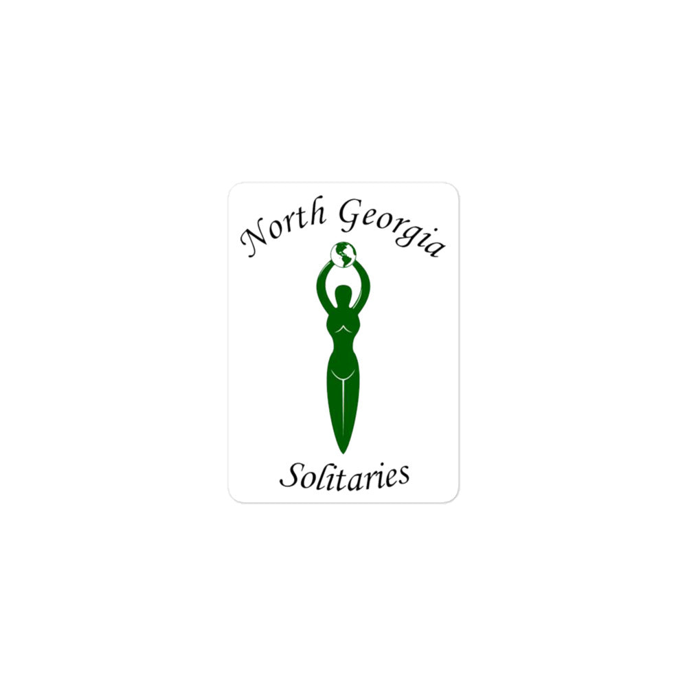 North Georgia Solitaries Bubble-free stickers
