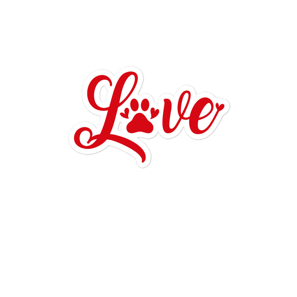 Love Bubble-free stickers