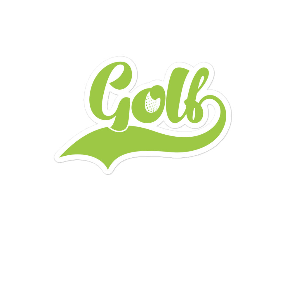 Golf Bubble-free stickers