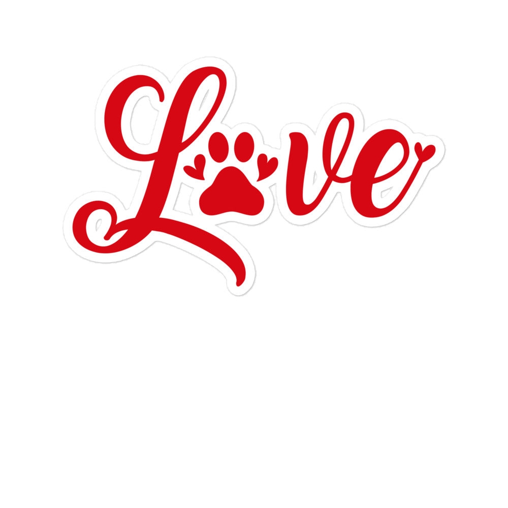 Love Bubble-free stickers