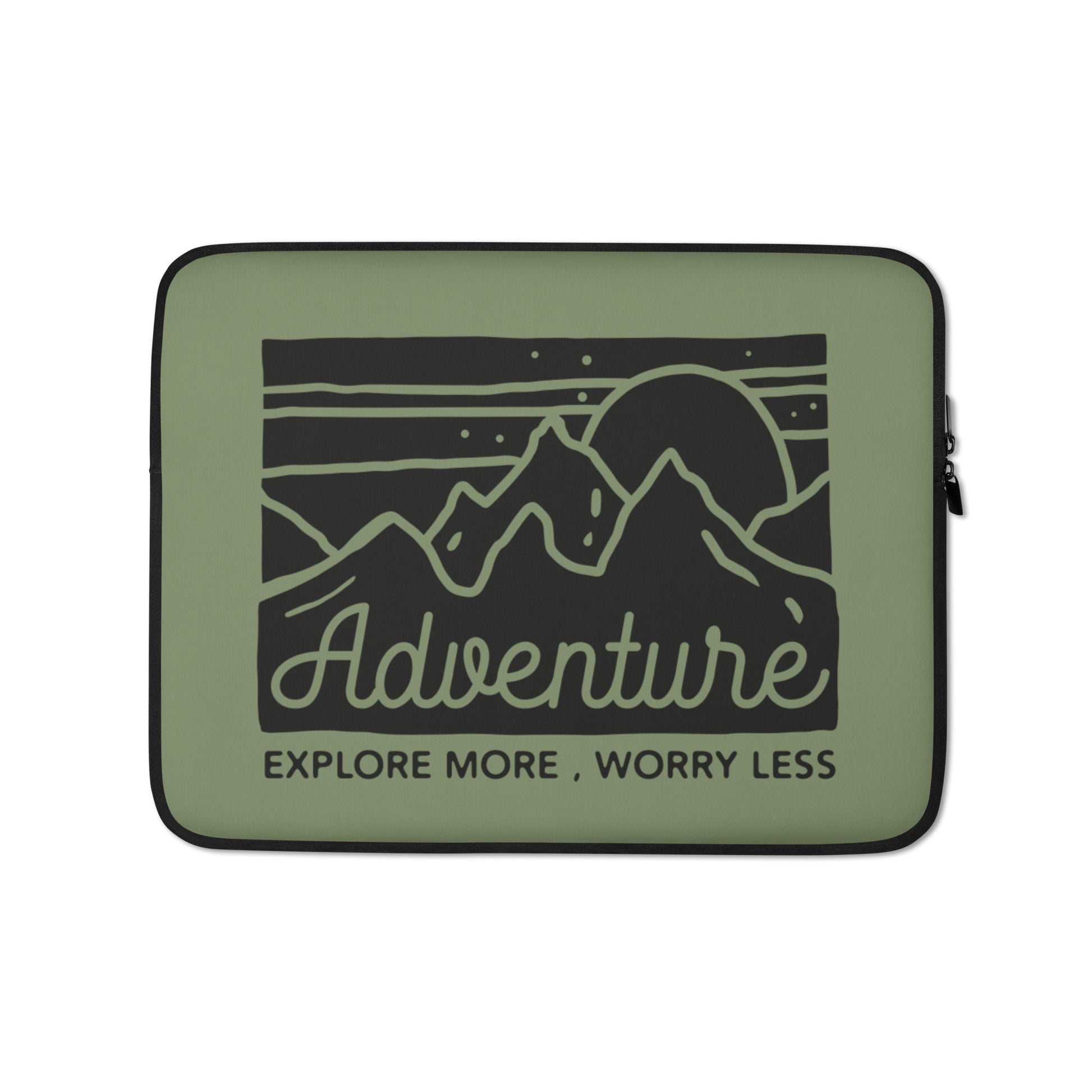 Adventure Explore More Worry Less Laptop Sleeve