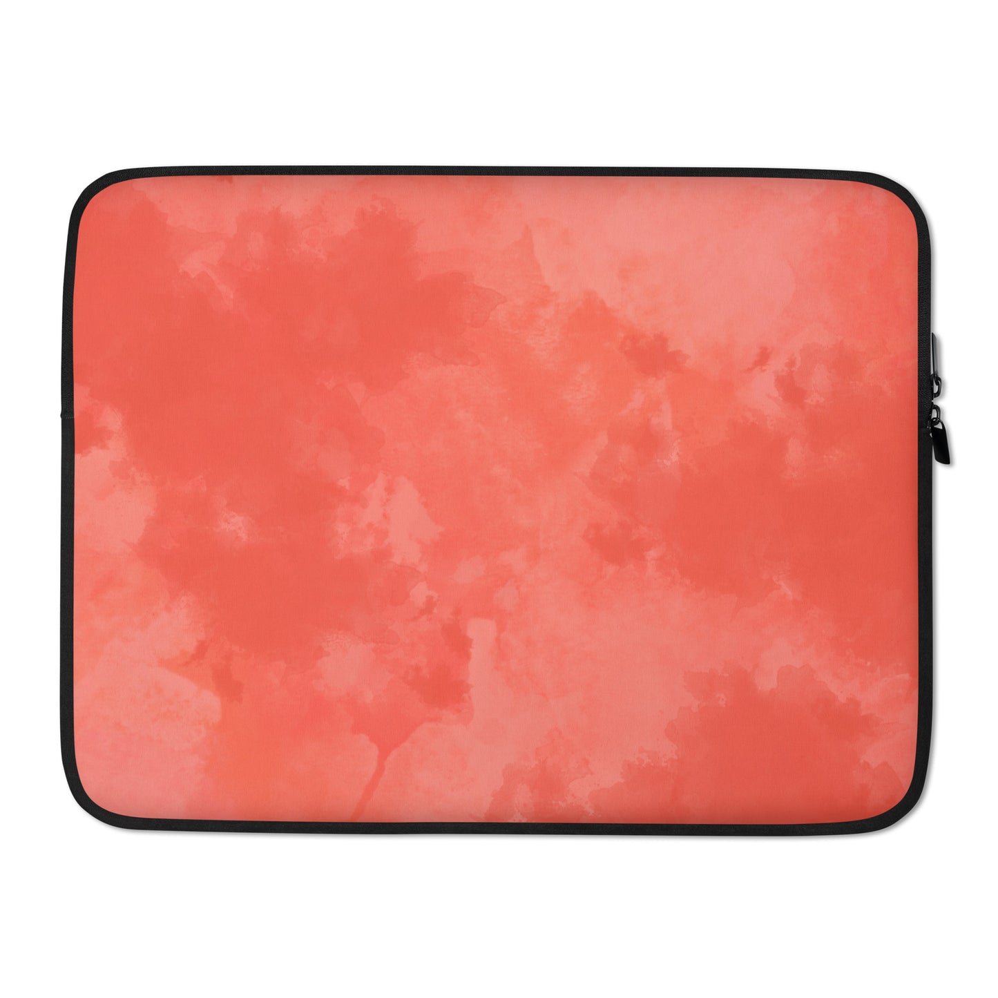 Dark Coral Watercolor Laptop Sleeve