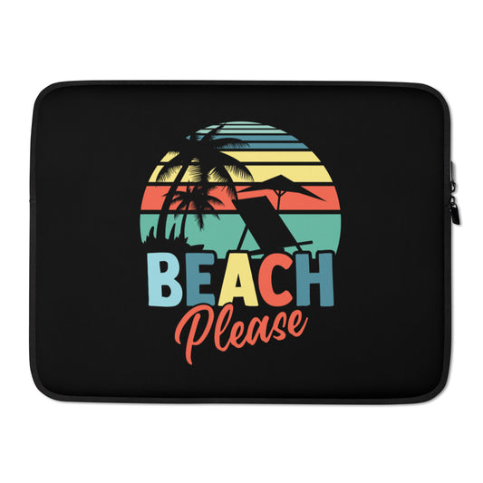 Beach Please Laptop Sleeve