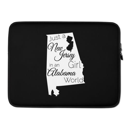 Just a New Jersey Girl in an Alabama World Laptop Sleeve