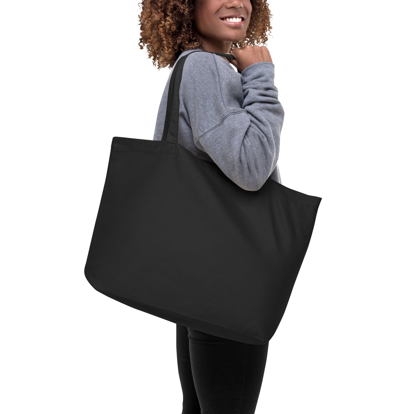 Just an Alaska Girl in an Alabama World Large organic tote bag