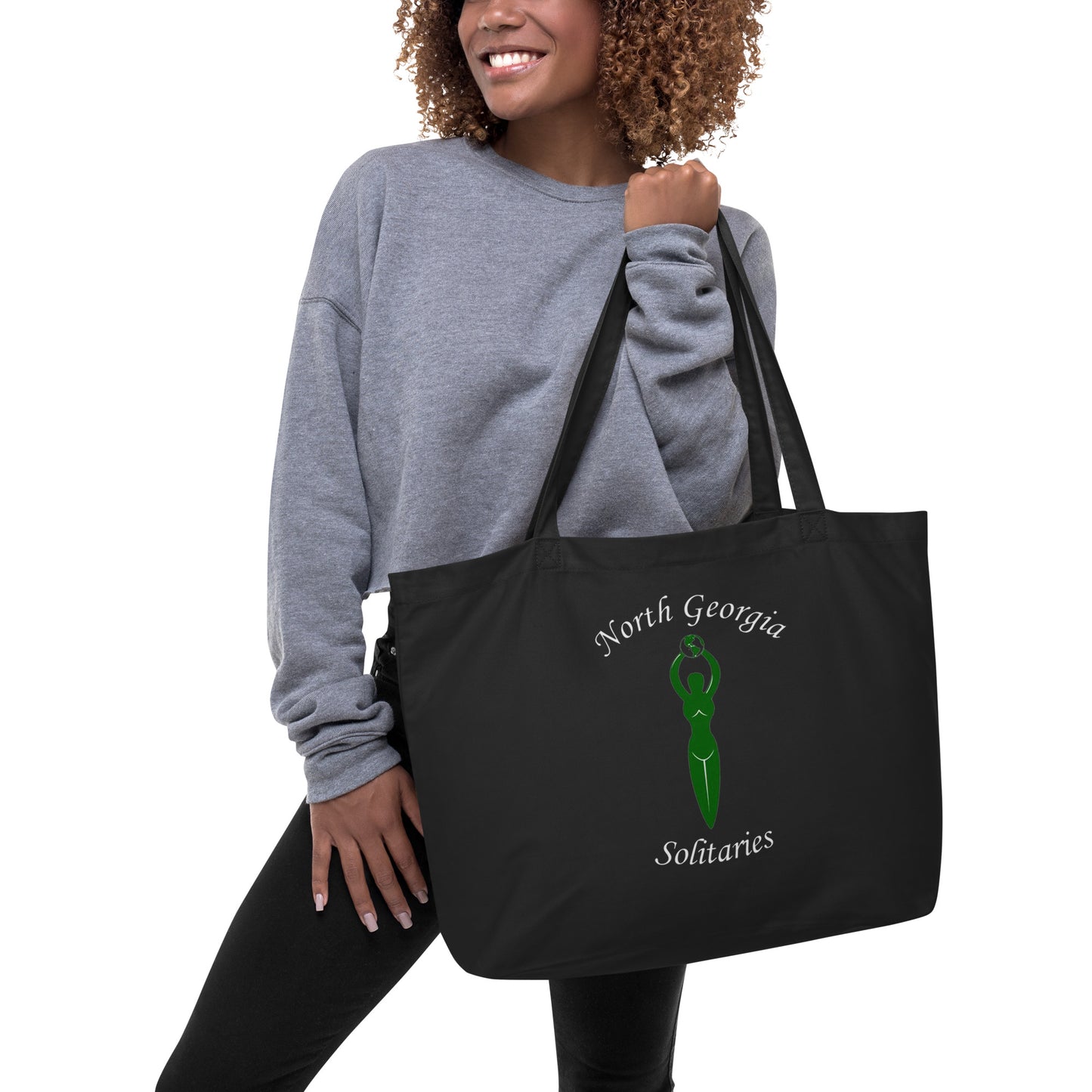 North Georgia Solitaries Large organic tote bag