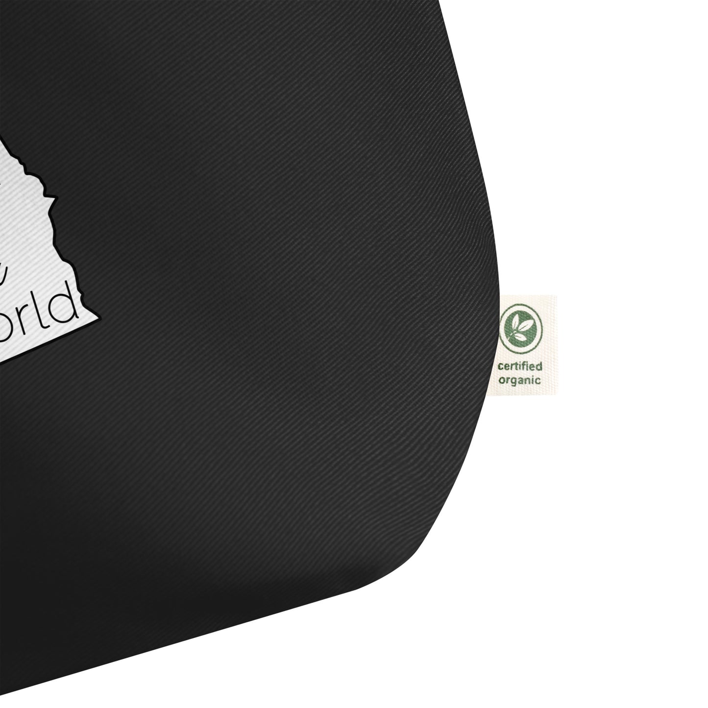 Just an Ohio Girl in an Alabama World Large organic tote bag