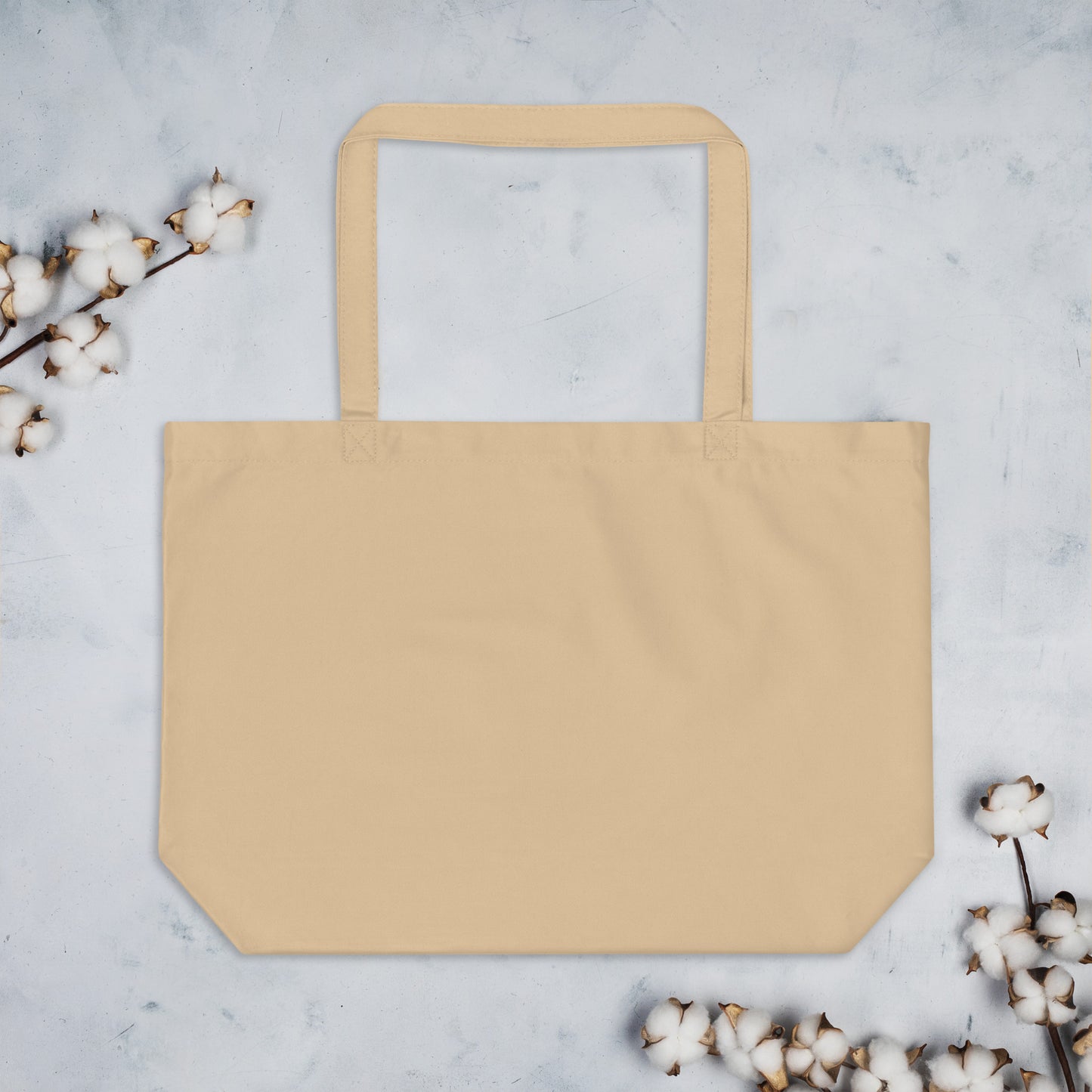 Just a Nebraska Girl in an Alabama World Large organic tote bag