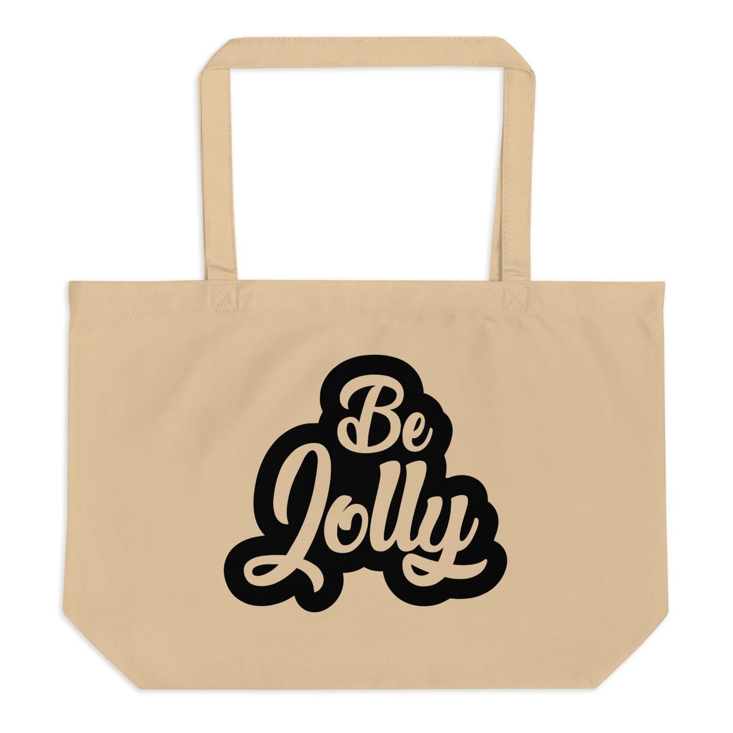 Be Jolly Large organic tote bag