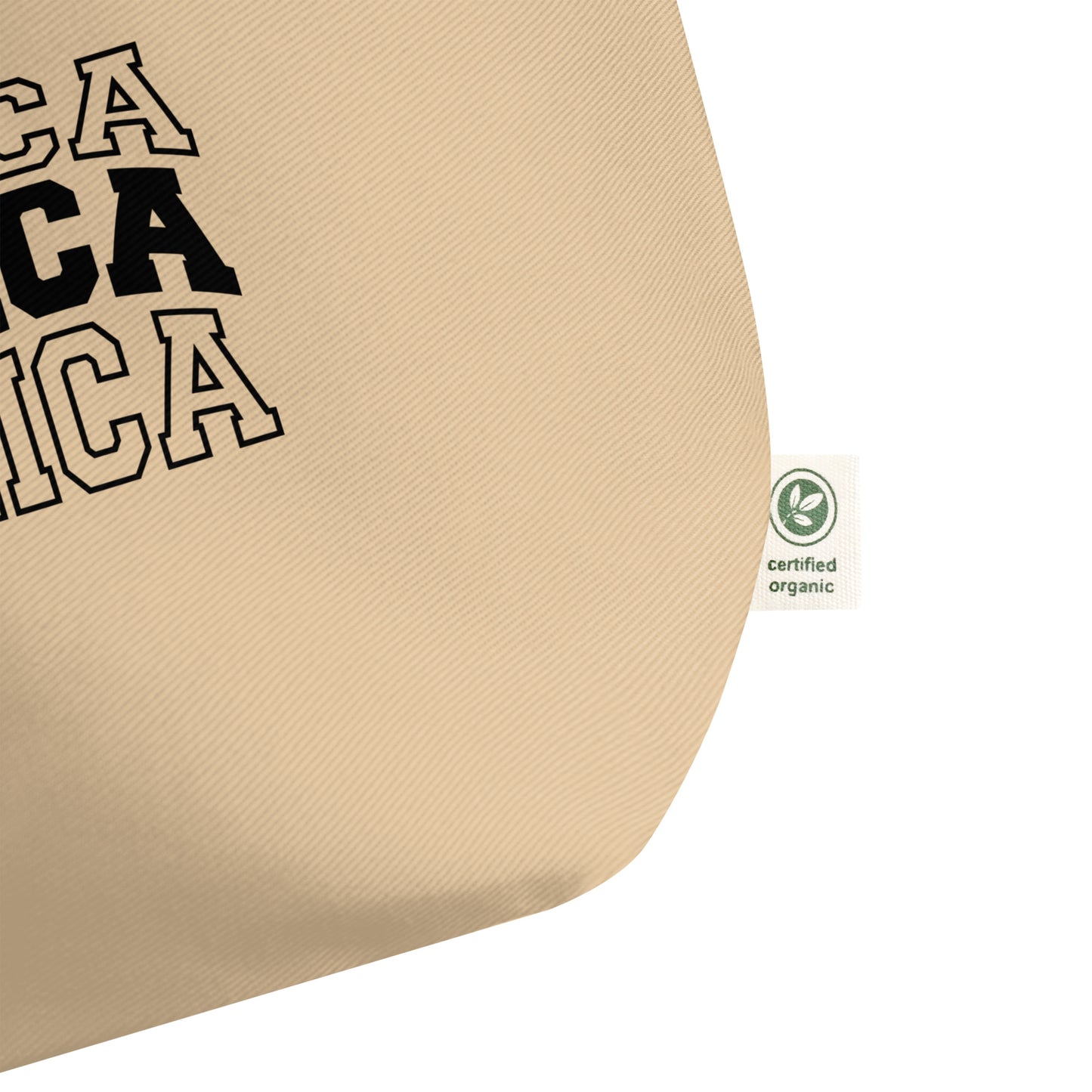 America Large organic tote bag
