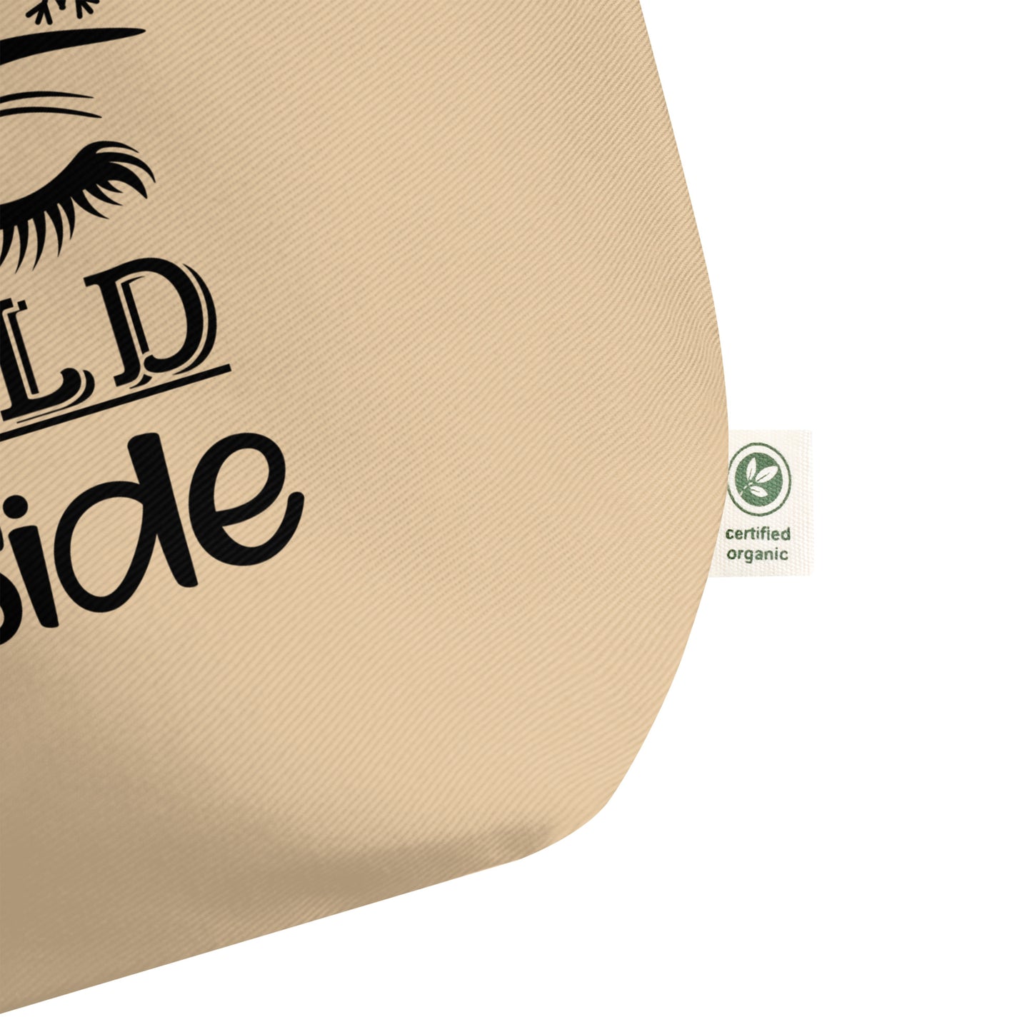 Baby It's Cold Outside Large organic tote bag