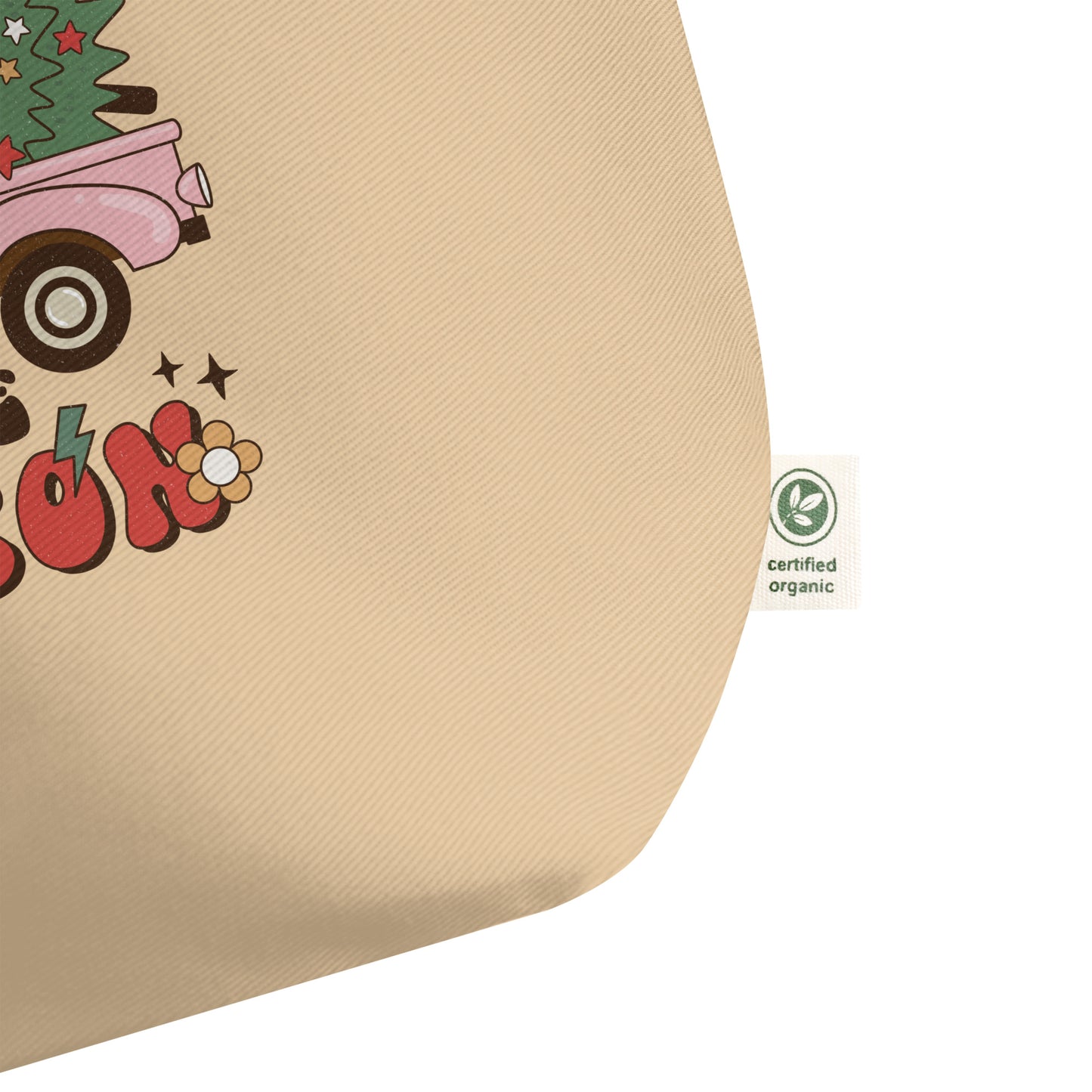 Tis the Season Large organic tote bag