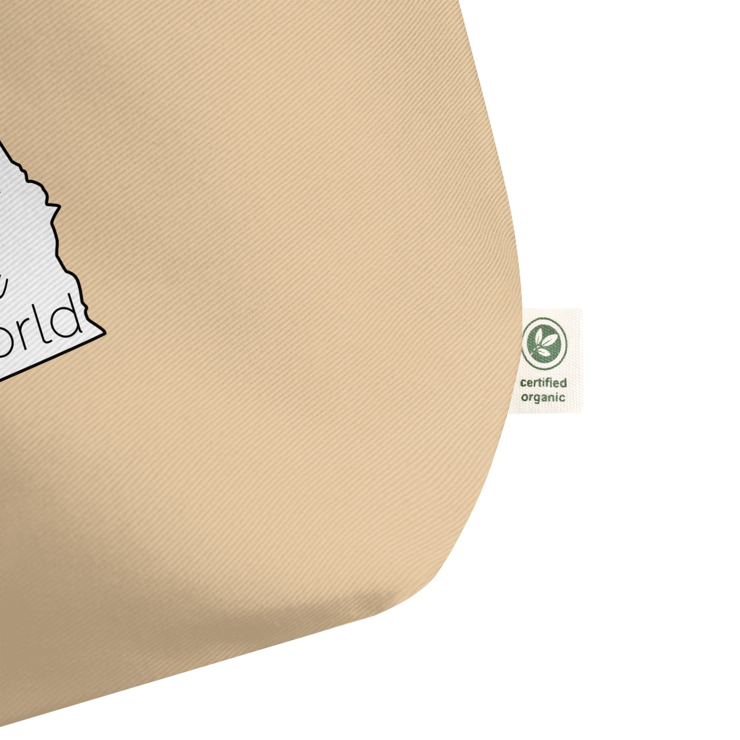 Just an Ohio Girl in an Alabama World Large organic tote bag