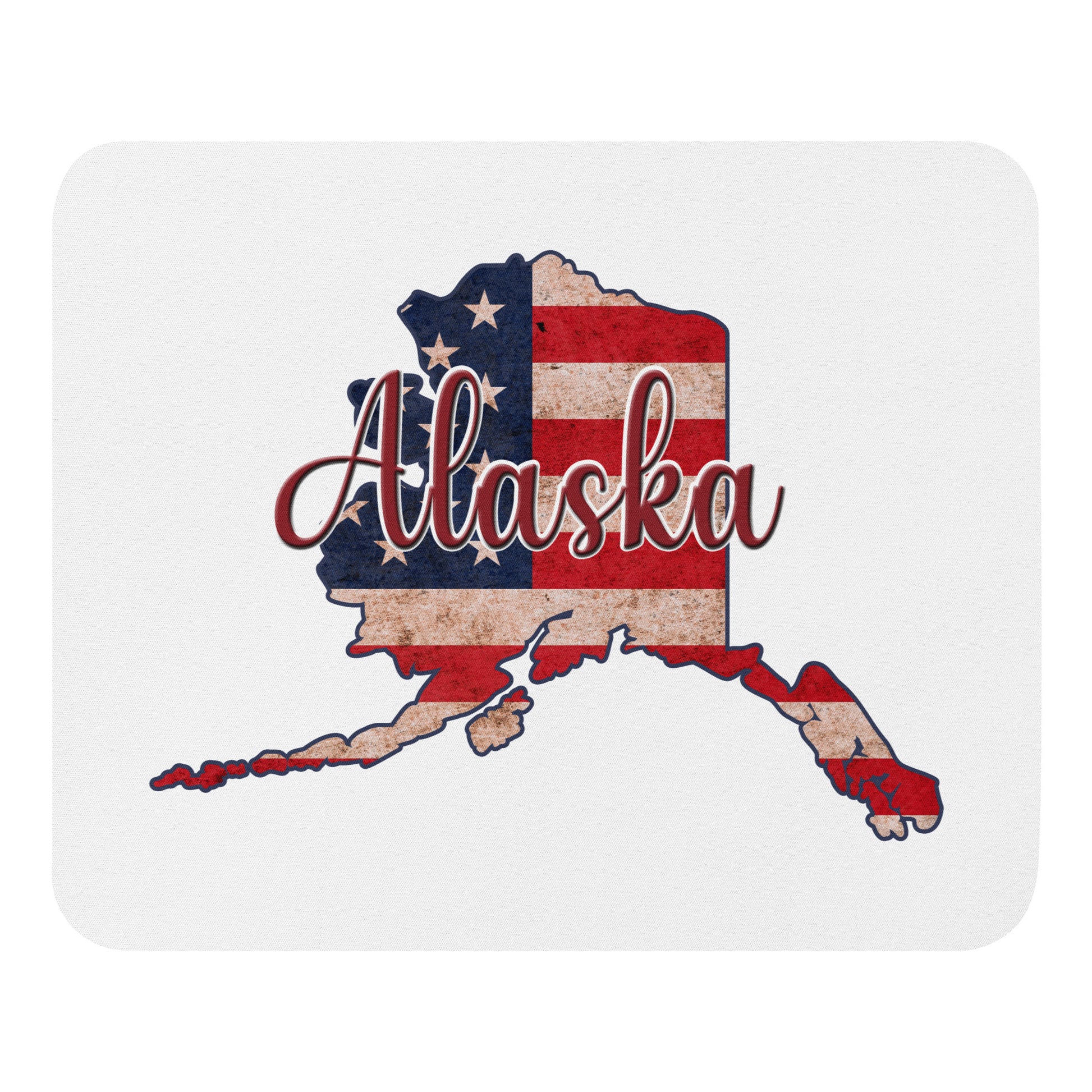Alaska US Flag Mouse Pad