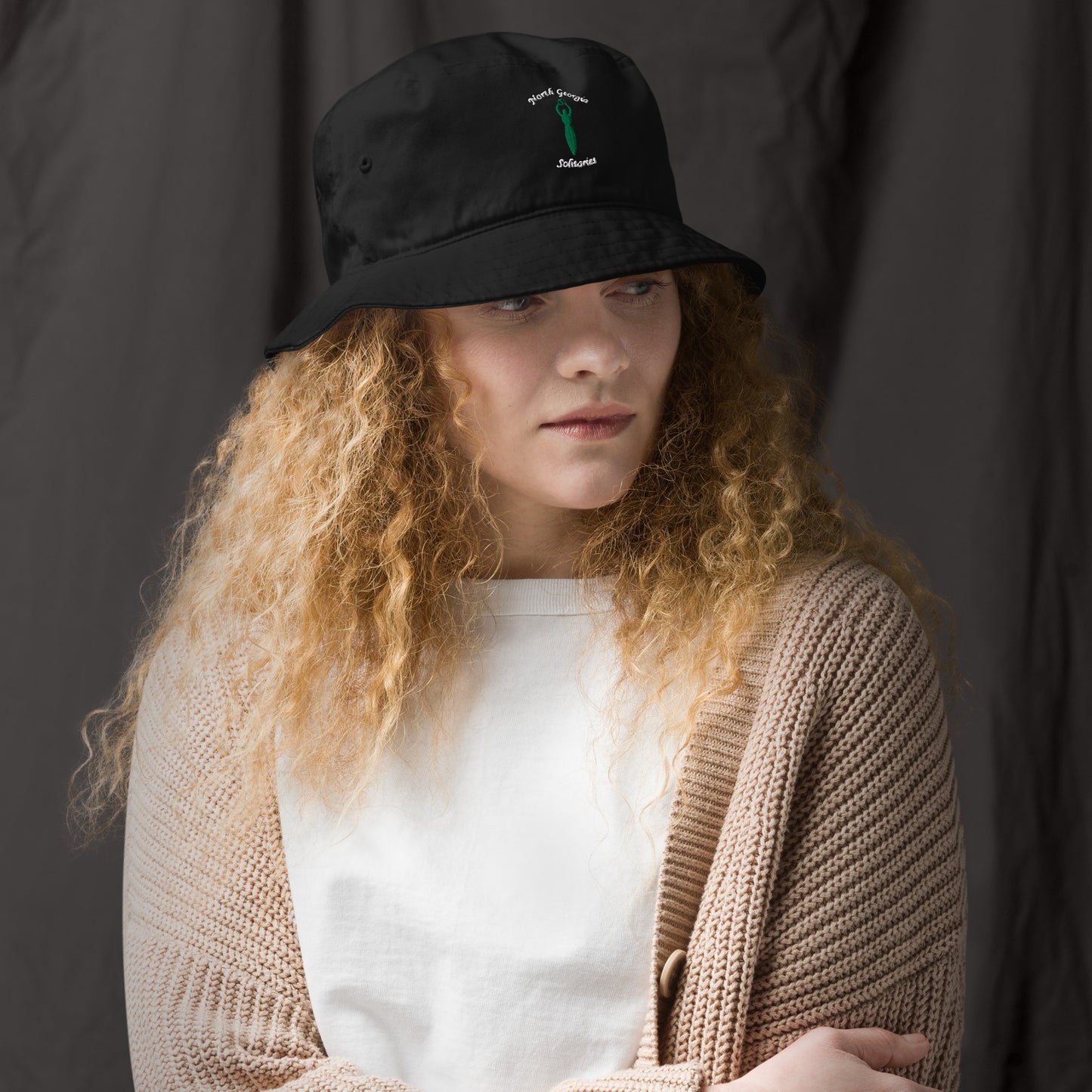 North Georgia Solitaries Organic bucket hat
