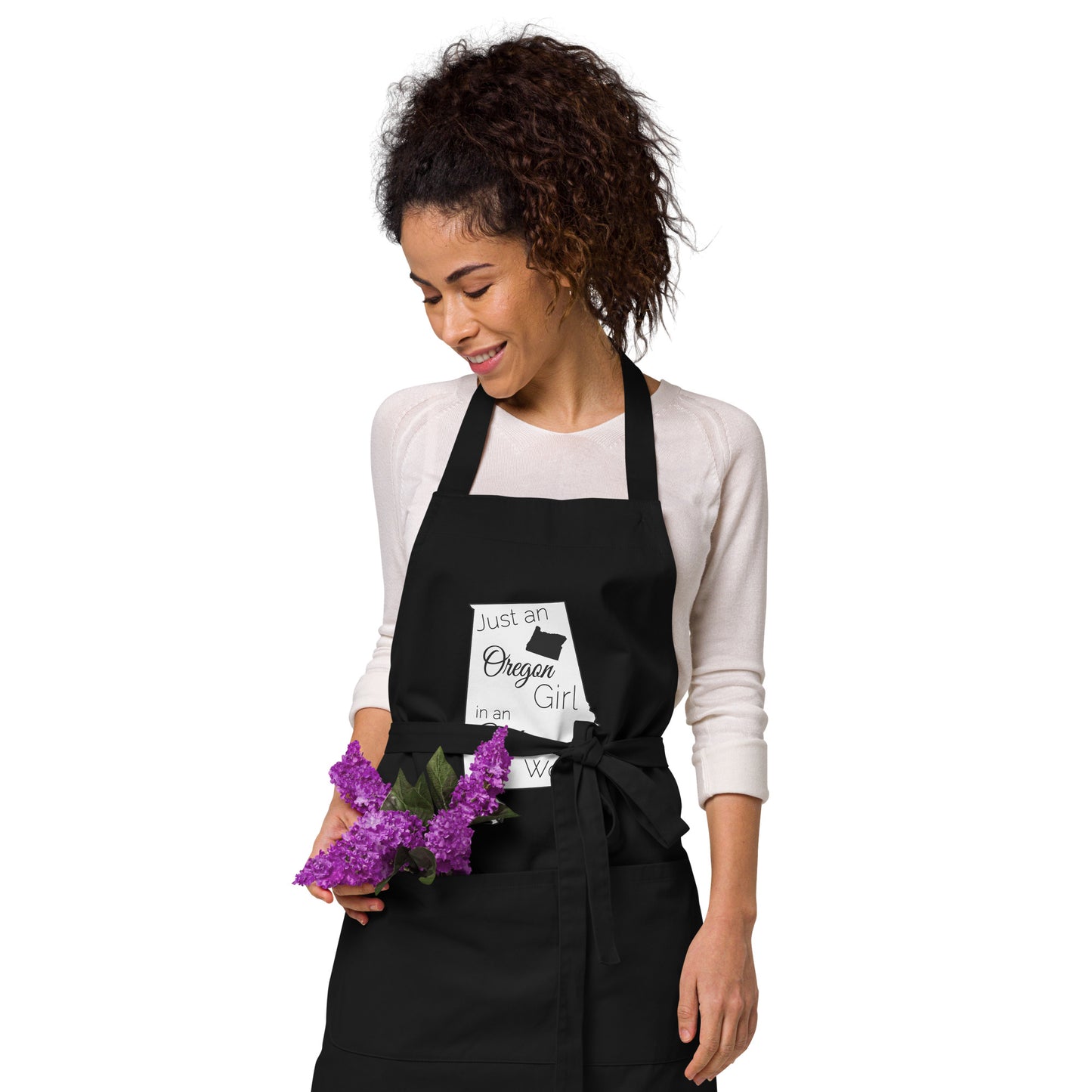 Just an Oregon Girl in an Alabama World Organic cotton apron