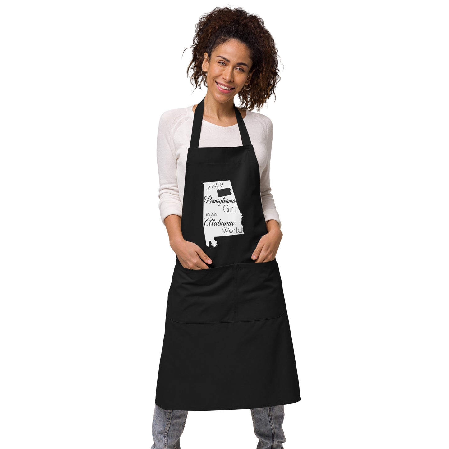 Just a Pennsylvania Girl in an Alabama World Organic cotton apron