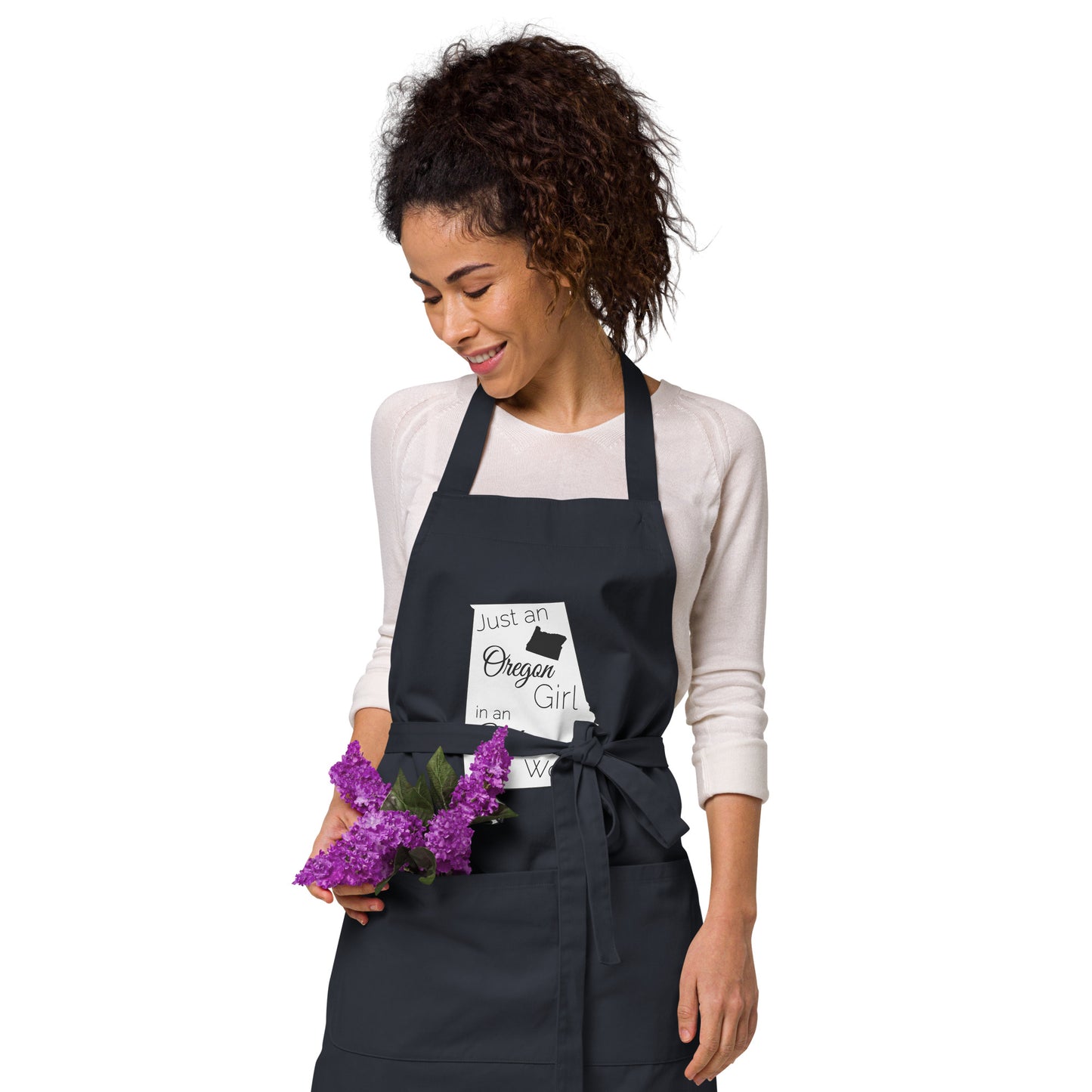 Just an Oregon Girl in an Alabama World Organic cotton apron