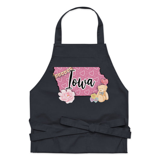 Iowa Valentine Organic cotton apron
