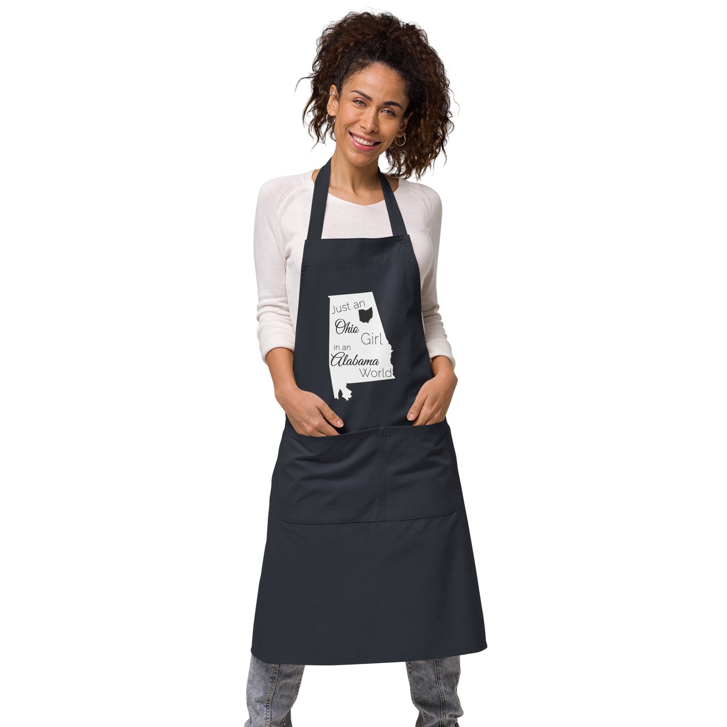 Just an Ohio Girl in an Alabama World Organic cotton apron