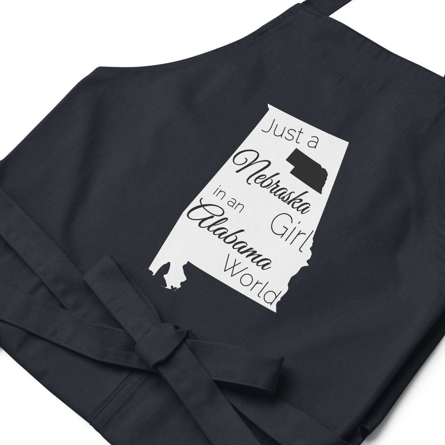 Just a Nebraska Girl in an Alabama World Organic cotton apron