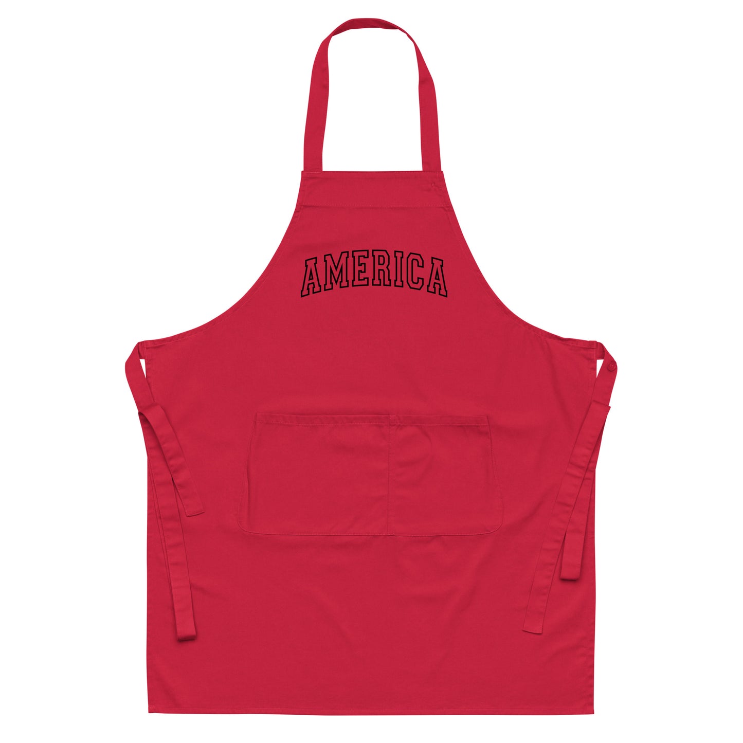 America Varsity Letters Organic cotton apron