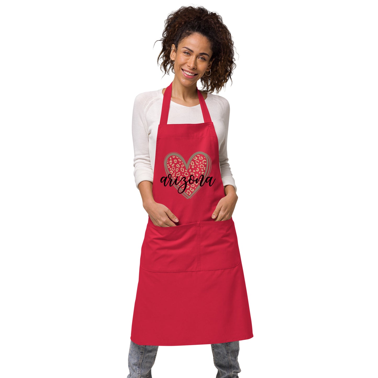 Arizona Heart Organic cotton apron