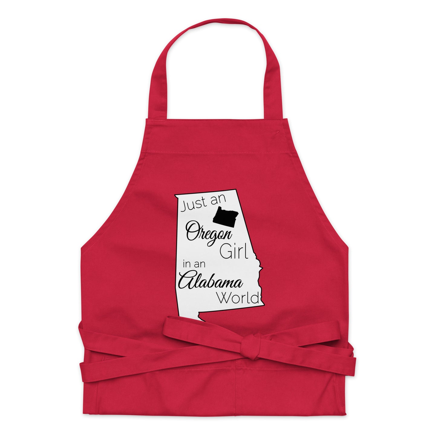 Just an Oregon Girl in an Alabama World Organic cotton apron