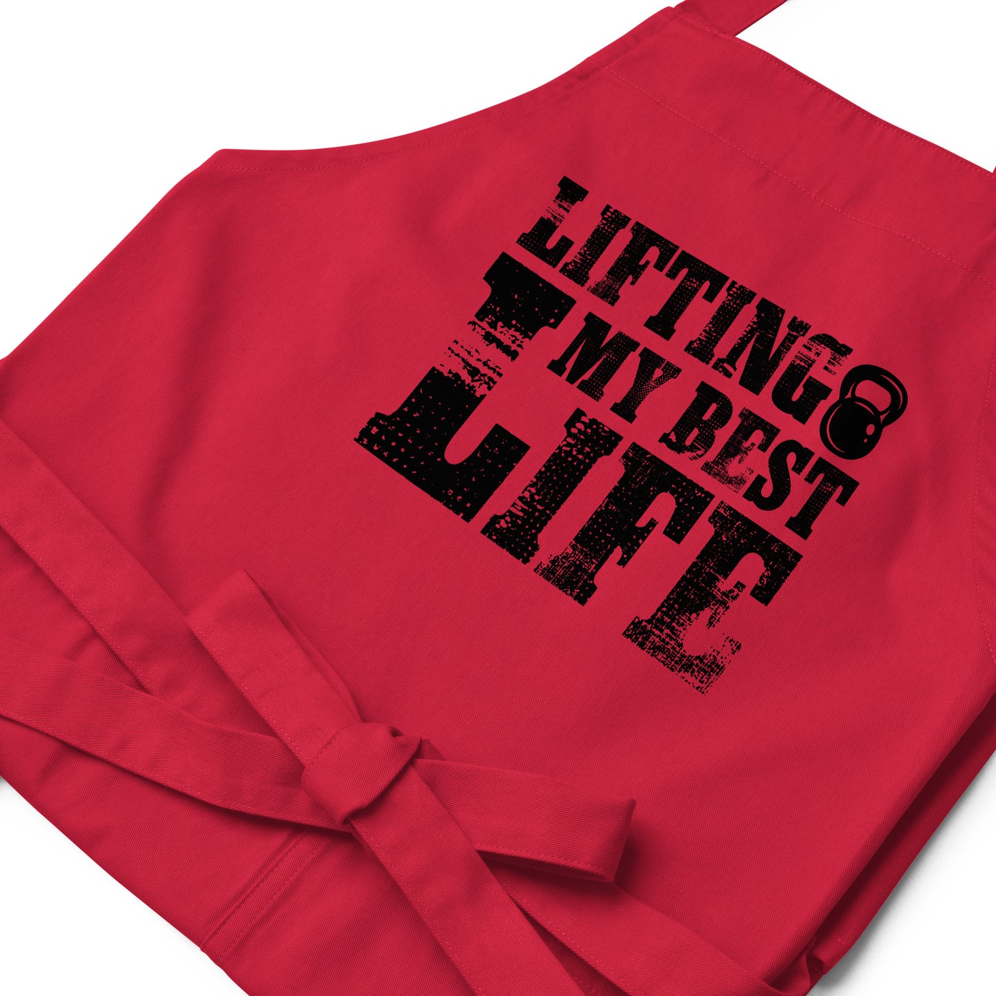Lifting My Best Life Organic cotton apron