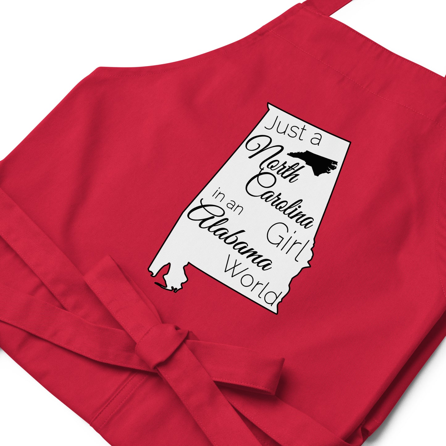 Just a North Carolina Girl in an Alabama World Organic cotton apron