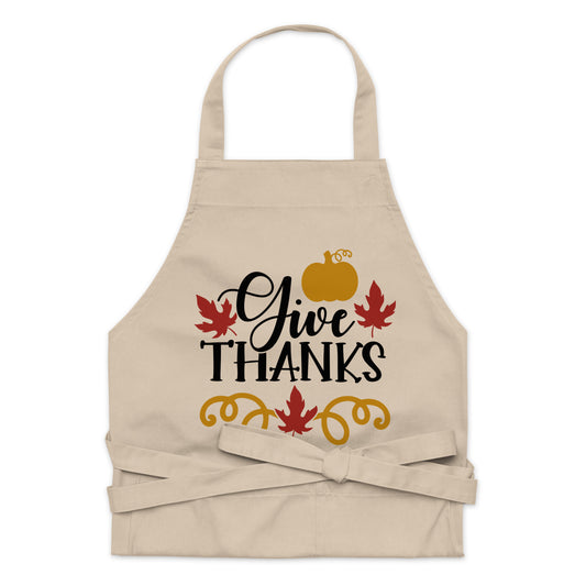 Give Thanks Organic cotton apron