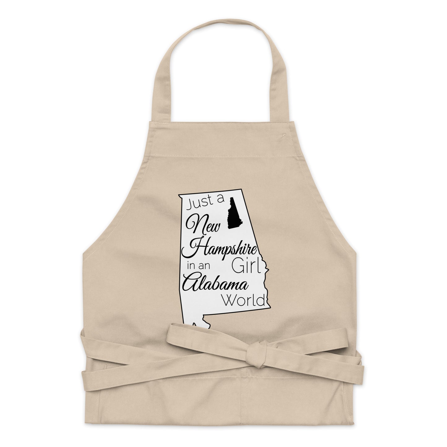 Just a New Hampshire Girl in an Alabama World Organic cotton apron