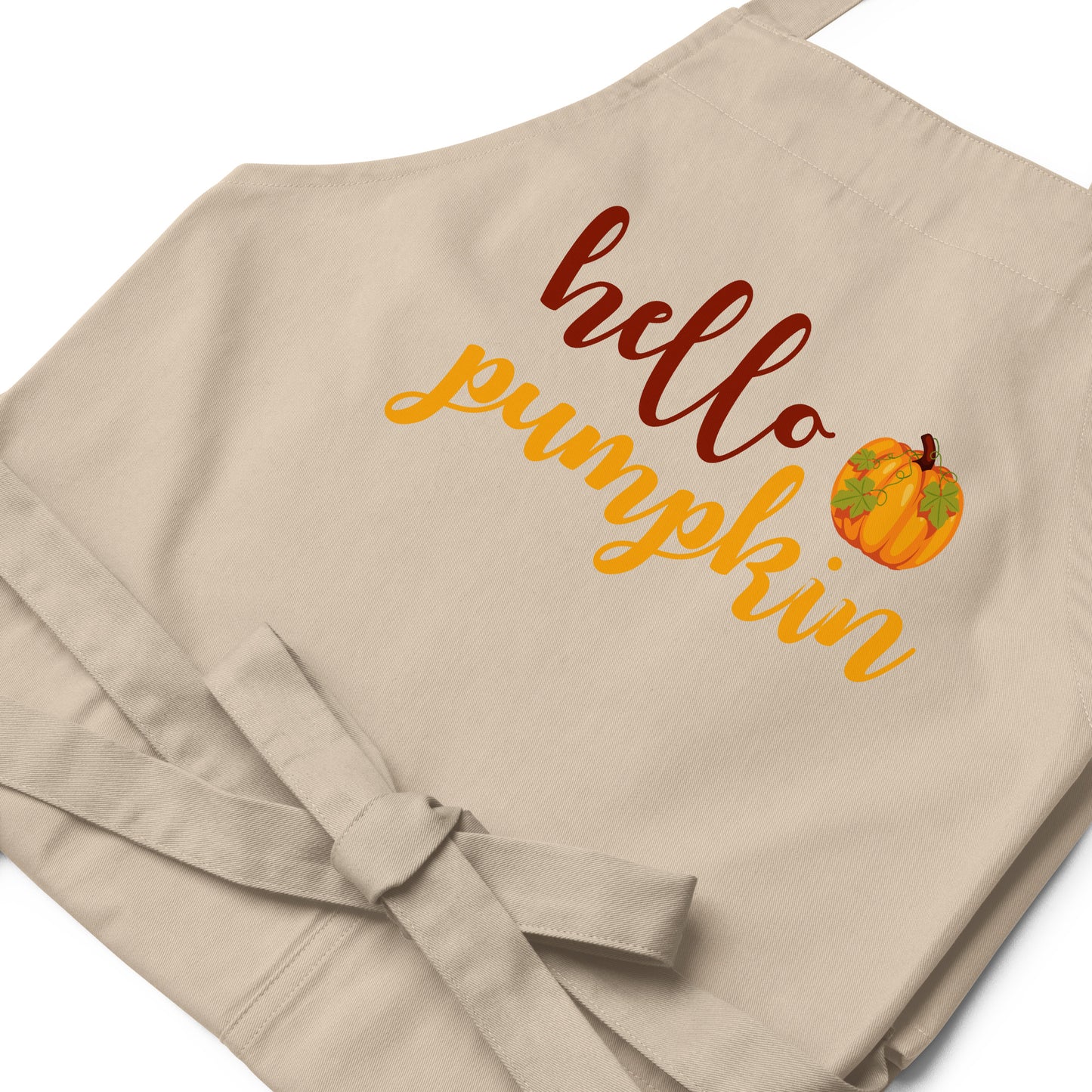 Hello Pumpkin Organic cotton apron