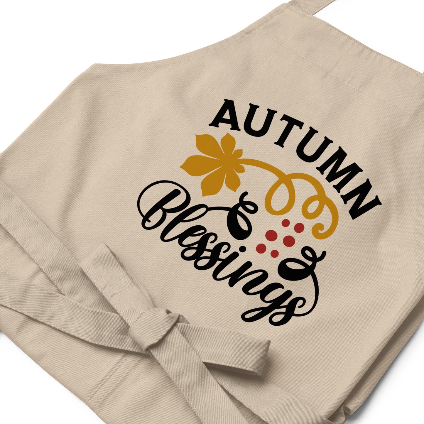 Autumn Blessings Organic cotton apron
