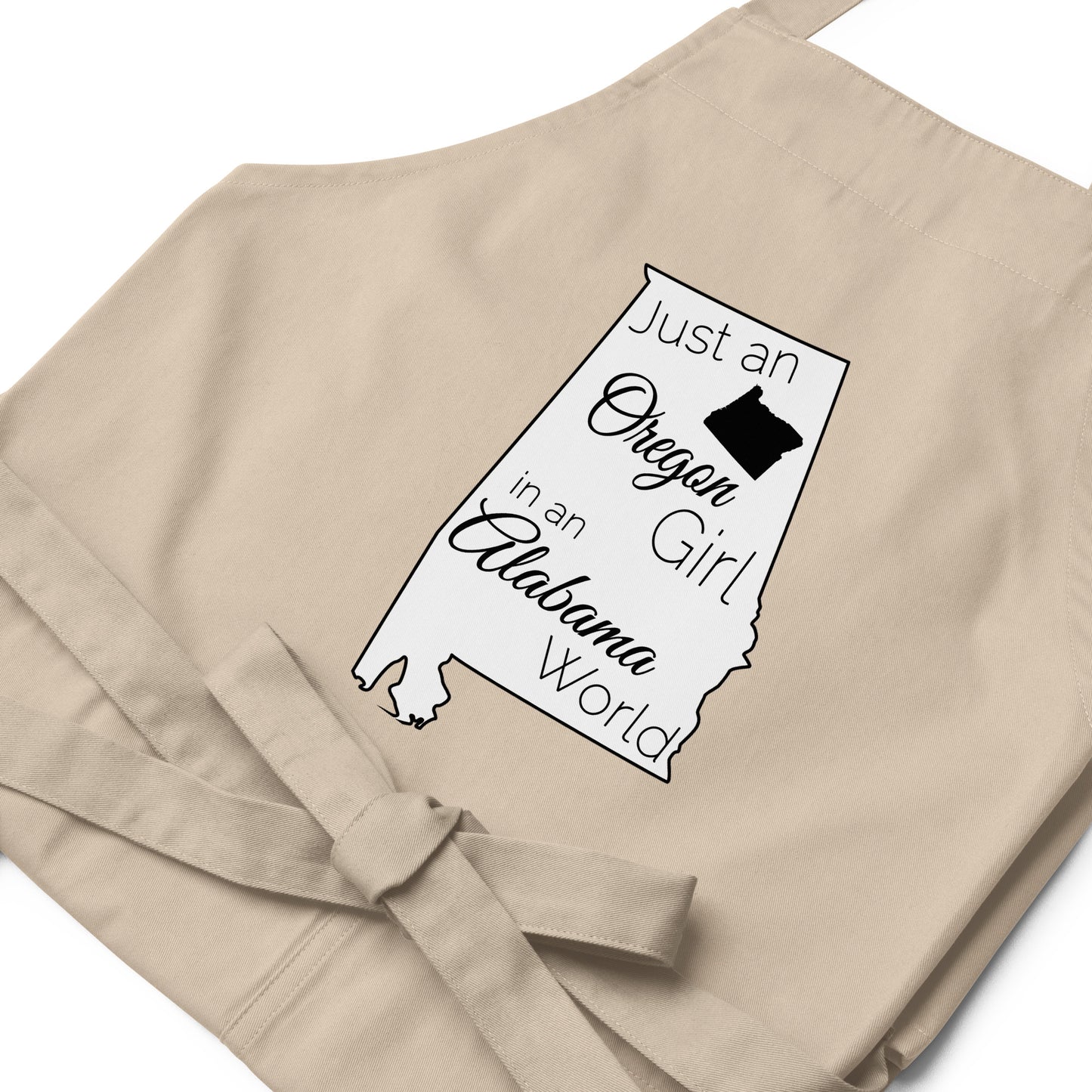 Just an Oregon Girl in an Alabama World Organic cotton apron