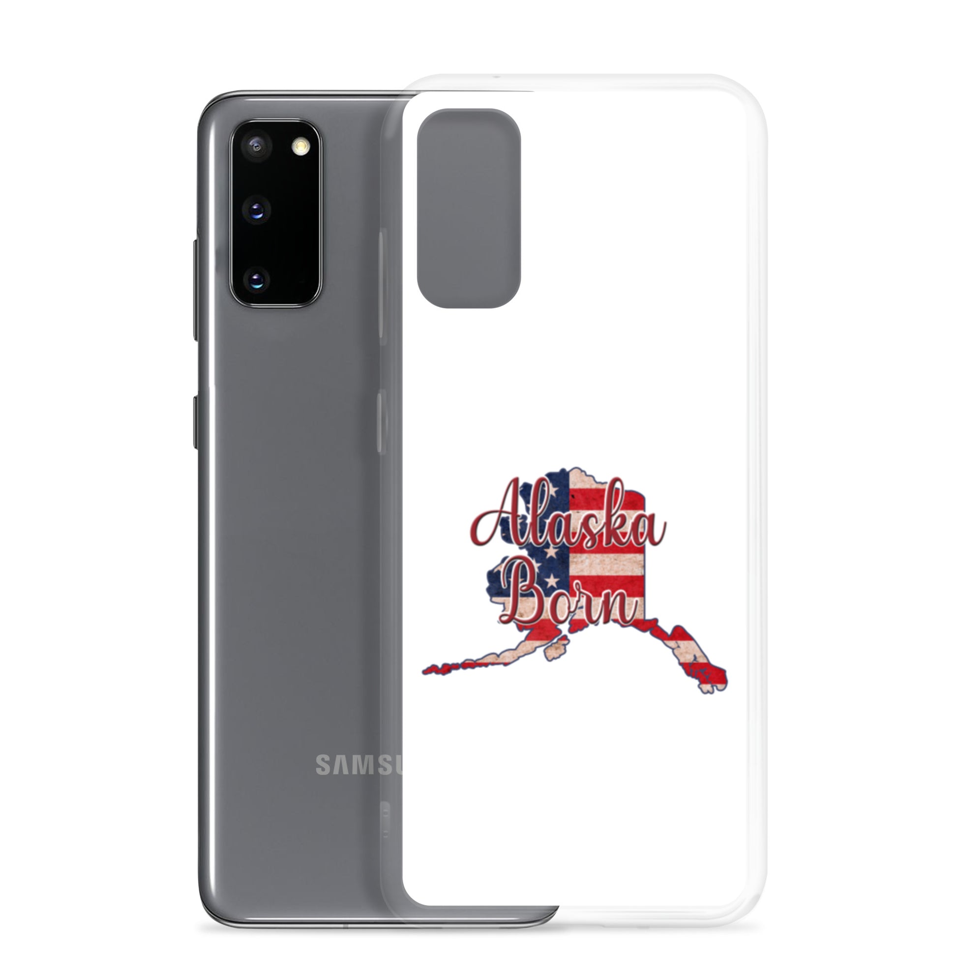 Alaska Born US Flag Samsung Case