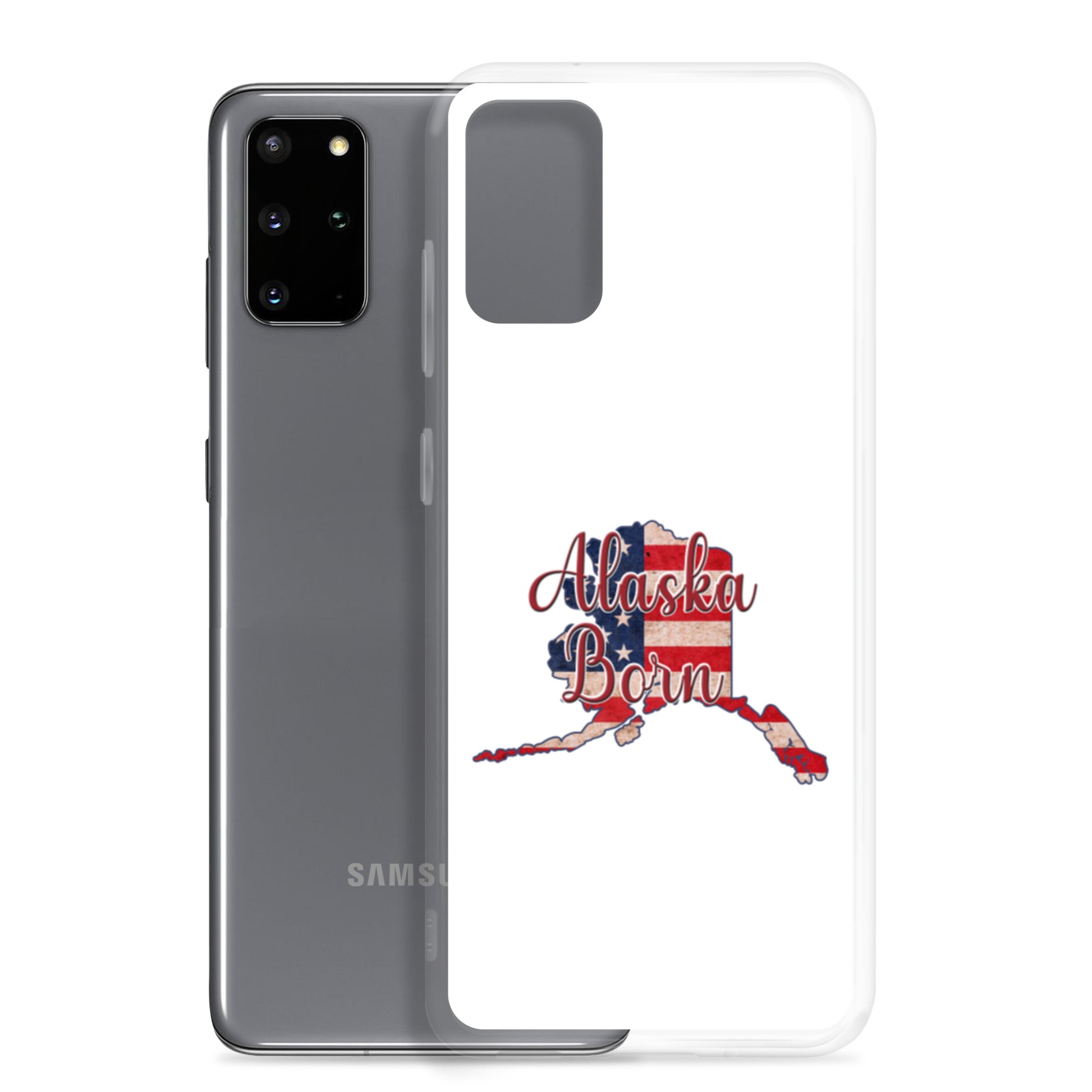 Alaska Born US Flag Samsung Case