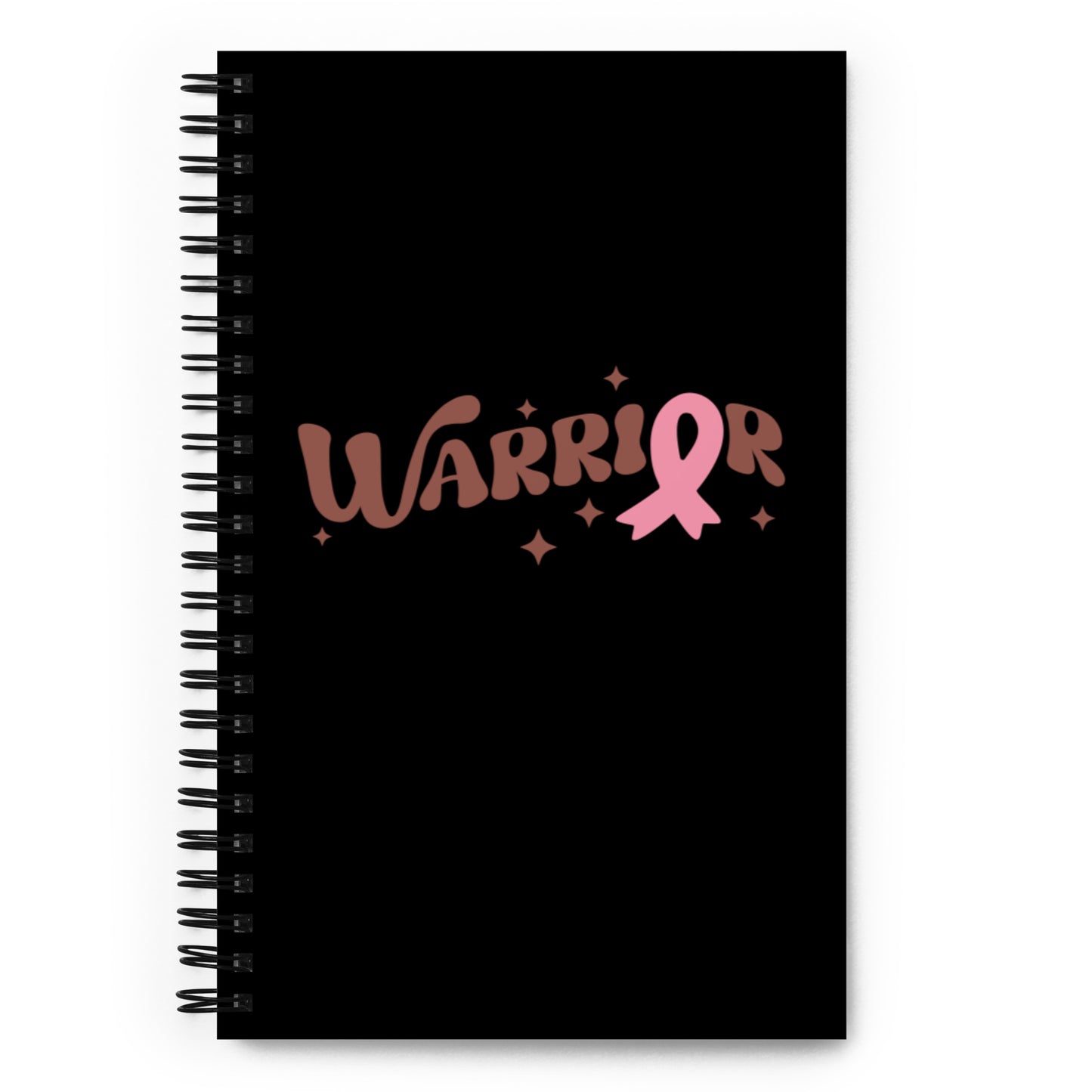 Warrior Breast Cancer Awareness Spiral notebook