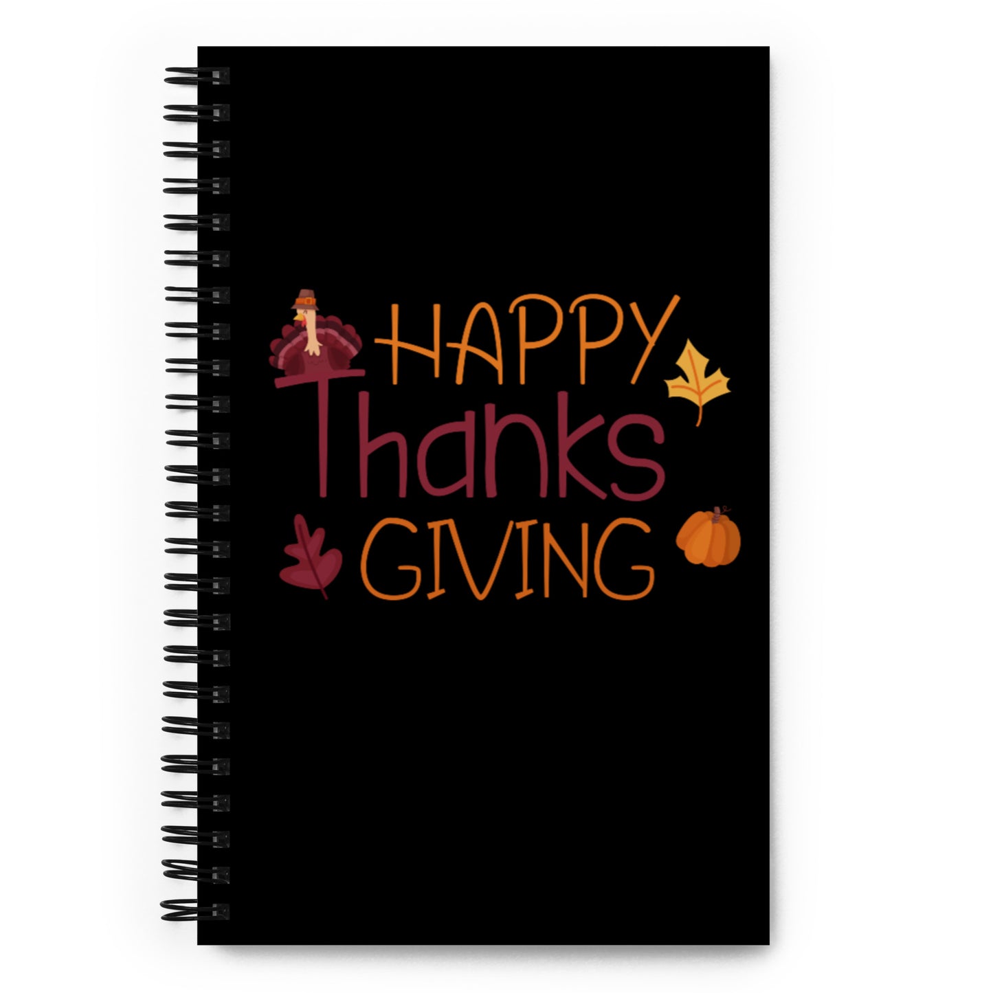 Happy Thanksgiving Spiral notebook