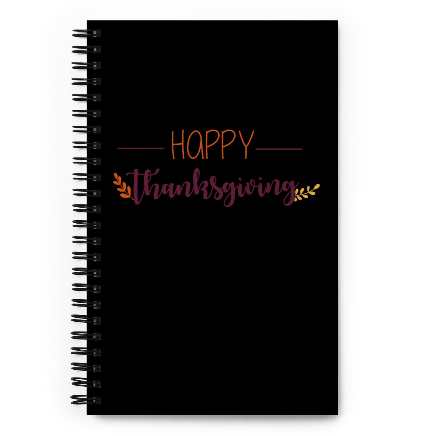 Happy Thanksgiving Spiral notebook